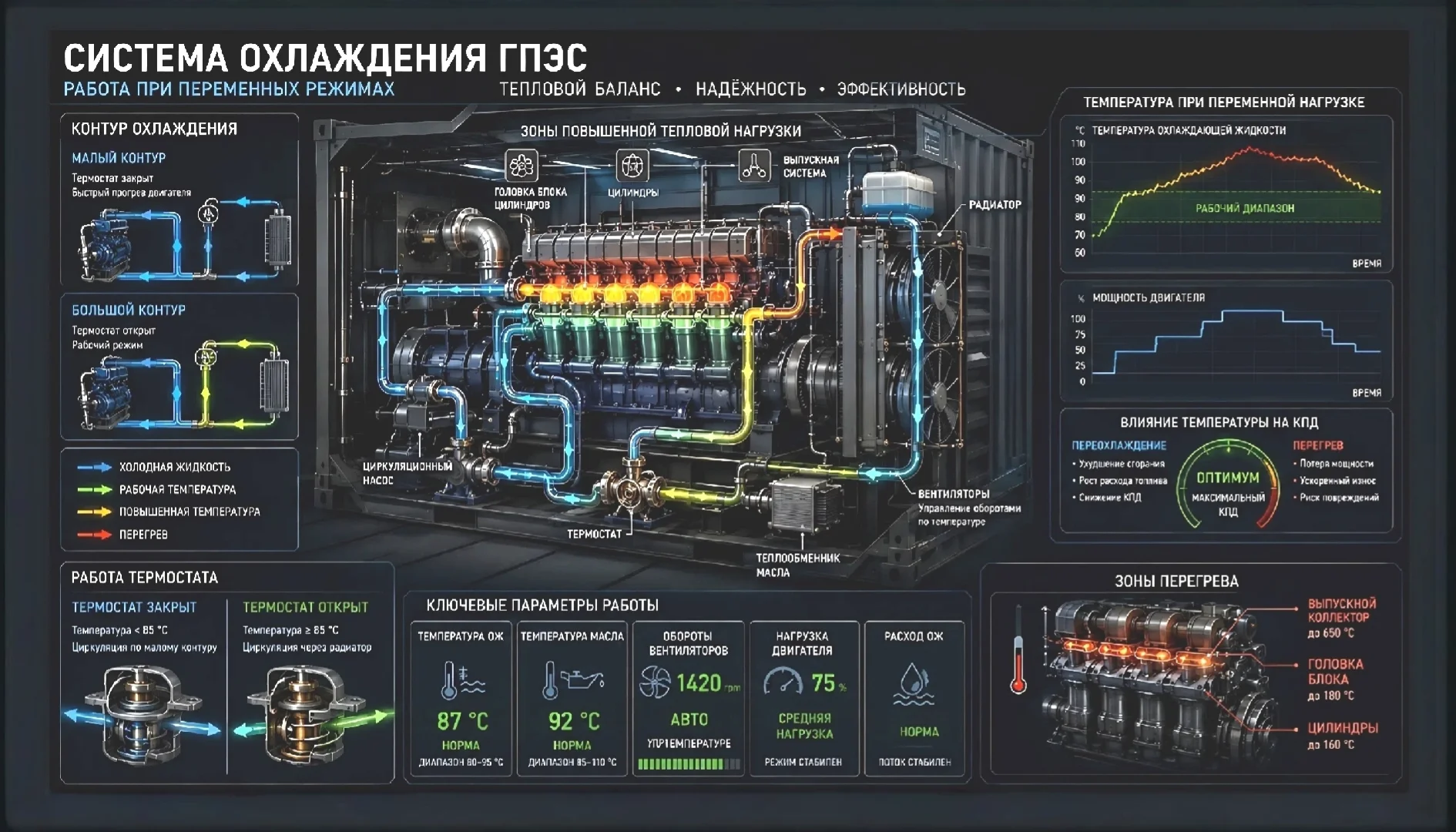 Система охлаждения ГПЭ