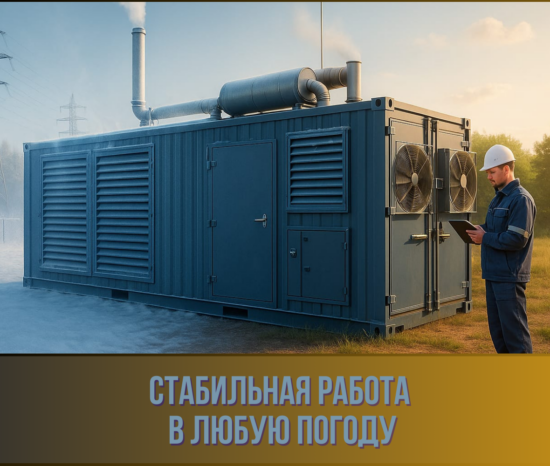 Запуск ГПЭС в сложных климатических условиях