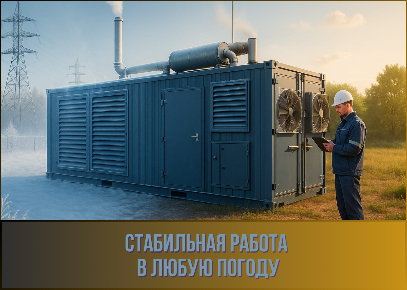 Запуск ГПЭС в сложных климатических условиях